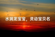 水润龙宝宝，灵动宝贝名