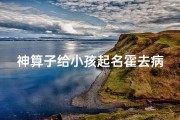 神算子给小孩起名霍去病
