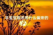 羊宝宝取名带什么偏旁的字—《羊宝宝取名：探寻带羊偏旁的吉祥好字》