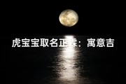 虎宝宝取名正霖：寓意吉祥，威武如龙