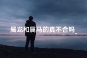 属龙和属马的真不合吗_属龙属马真不合？揭秘生肖相冲之谜