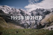 1993年1月21日农历是多少？(1993年1月21日：命运之门开启的日子)