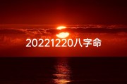 20221220八字命格—20221220八字命格：揭秘你的命运密码