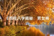 《四柱八字揭秘：男女将星命格运势解析》