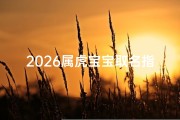 2026属虎宝宝取名指南，吉祥如意的名字推荐大全