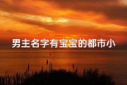 男主名字有宝宝的都市小说;《当代小孩取名新趋势：创意无限，个性鲜明》