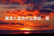 属龙人适合什么楼层、属龙旺运：楼层朝向揭秘，助你顺风顺水