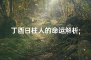 丁酉日柱人的命运解析;《丁西日柱时辰吉凶深度解析》