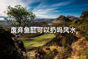 废弃鱼缸可以扔吗风水,废弃鱼缸风水处理：扔还是留？