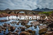 《命格大运吉凶详析：人生运势导航表》