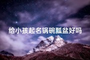 给小孩起名锅碗瓢盆好吗