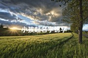 小孩起名字锦字