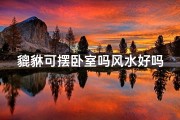 貔貅可摆卧室吗风水好吗
