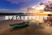 慧字适合龙宝宝取名吗男孩、慧龙宝宝：智慧闪耀，龙腾四海之名