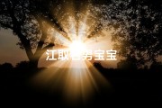 江取名男宝宝