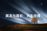 属龙与属蛇：天生佳偶，相得益彰