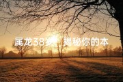 属龙38岁，揭秘你的本命年