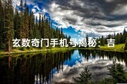 玄数奇门手机号揭秘：吉凶运势一测便知
