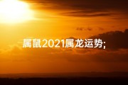 属鼠2021属龙运势;2021属鼠属龙运势揭秘：吉凶两茫茫