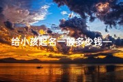 给小孩起名一般多少钱—驻马店小孩起名价格揭秘：费用几何？
