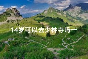 14岁可以去少林寺吗—《14岁孩子适用的亲子寺庙之旅》