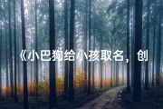 《小巴狗给小孩取名，创意无限大集合》