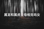 属龙和属虎父母相克吗女孩
