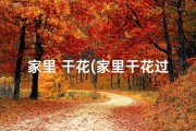 家里 干花(家里干花过多，真的影响风水吗？)