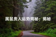 属鼠贵人运势揭秘：揭秘生肖鼠的贵人生肖