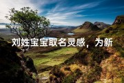刘姓宝宝取名灵感，为新生儿赋予美好寓意