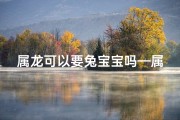 属龙可以要兔宝宝吗—属龙要兔宝宝：吉兆连连，幸福满溢