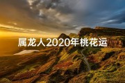 属龙人2020年桃花运如何-2020龙年桃花劫：揭秘断桃花之谜