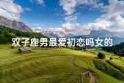 双子座男最爱初恋吗女的