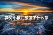 梦见小孩儿旅游了什么意思-梦见小孩一个人去旅行