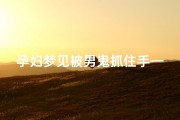 孕妇梦见被男鬼抓住手—孕妇梦见被鬼掐脖子很真实