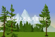 梦见山上石头大雪融化_梦见山上石头大雪融化什么预兆