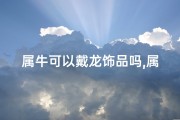 属牛可以戴龙饰品吗,属牛戴龙饰品合适吗？运势解析