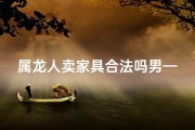 属龙人卖家具合法吗男—属龙的适合做销售吗