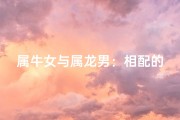 属牛女与属龙男：相配的属相奥秘