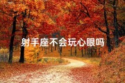射手座不会玩心眼吗