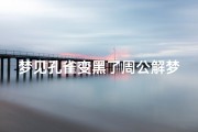 梦见孔雀变黑了周公解梦、梦见孔雀变黑了周公解梦是啥意思