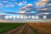 婚神星座吉凶大揭秘：测测你的婚姻运势
