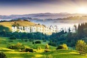 梦见嘴里吐出好多青蛙