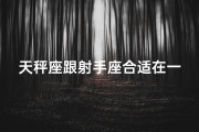 天秤座跟射手座合适在一起吗-天秤射手配对：爱情火花能否碰撞？