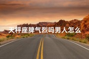 天秤座脾气烈吗男人怎么样—天秤座脾气烈的男人：性格解析与相处之道