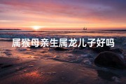 属猴母亲生属龙儿子好吗-属猴母亲喜得属龙贵子