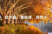 处女座：重视感，我的小确幸