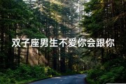 双子座男生不爱你会跟你在一起吗、双子座男生不爱你，为何还要跟你在一起？