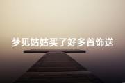 梦见姑姑买了好多首饰送我(梦见姑姑送东西)
