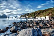《属狗男士几点出生命最好？揭秘生辰吉时》